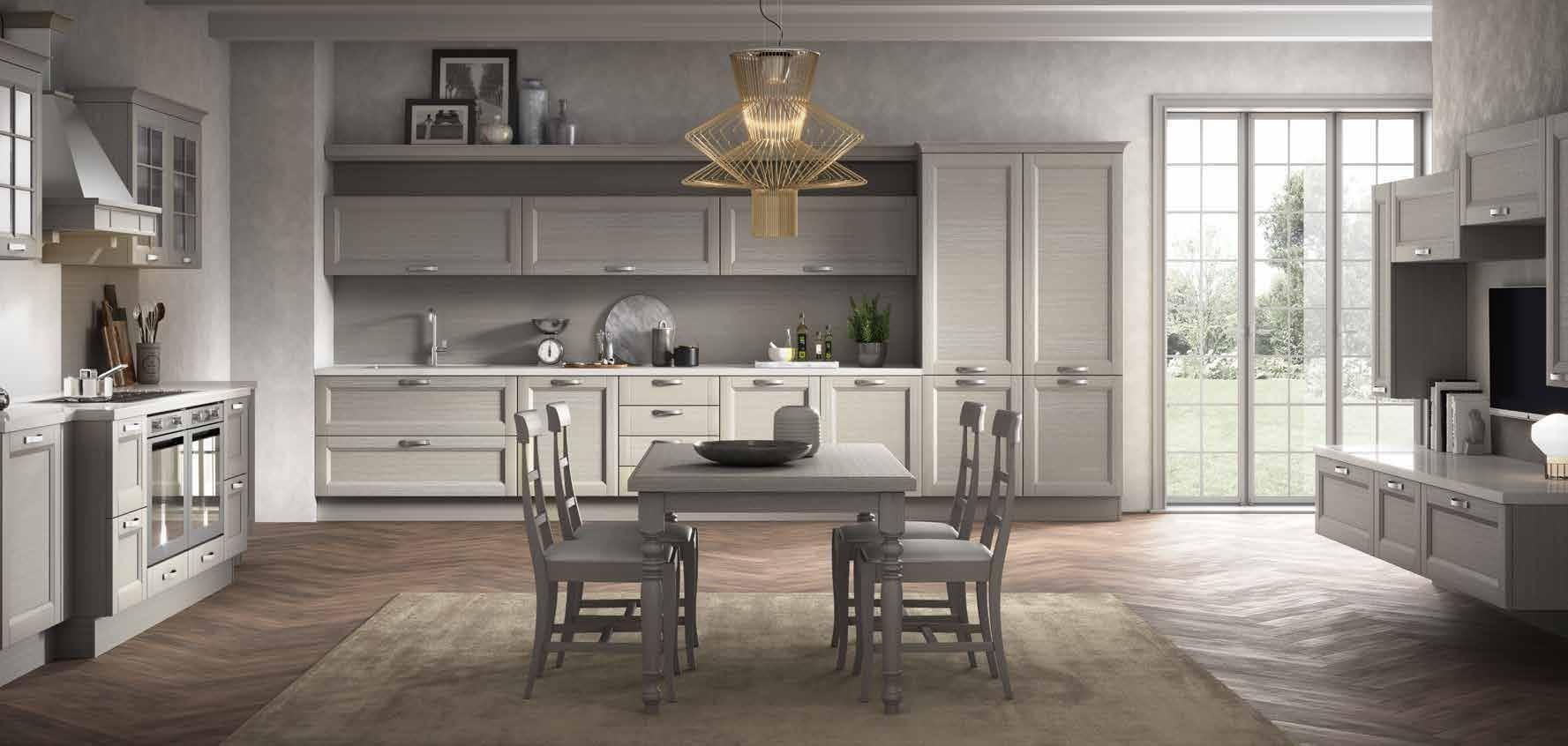 Cantilevered breakfast bar, Aida collection