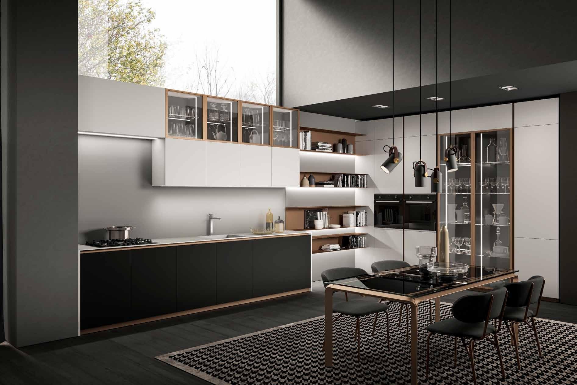 Ultra-matt anti-fingerprint Fenix surface, Punto collection