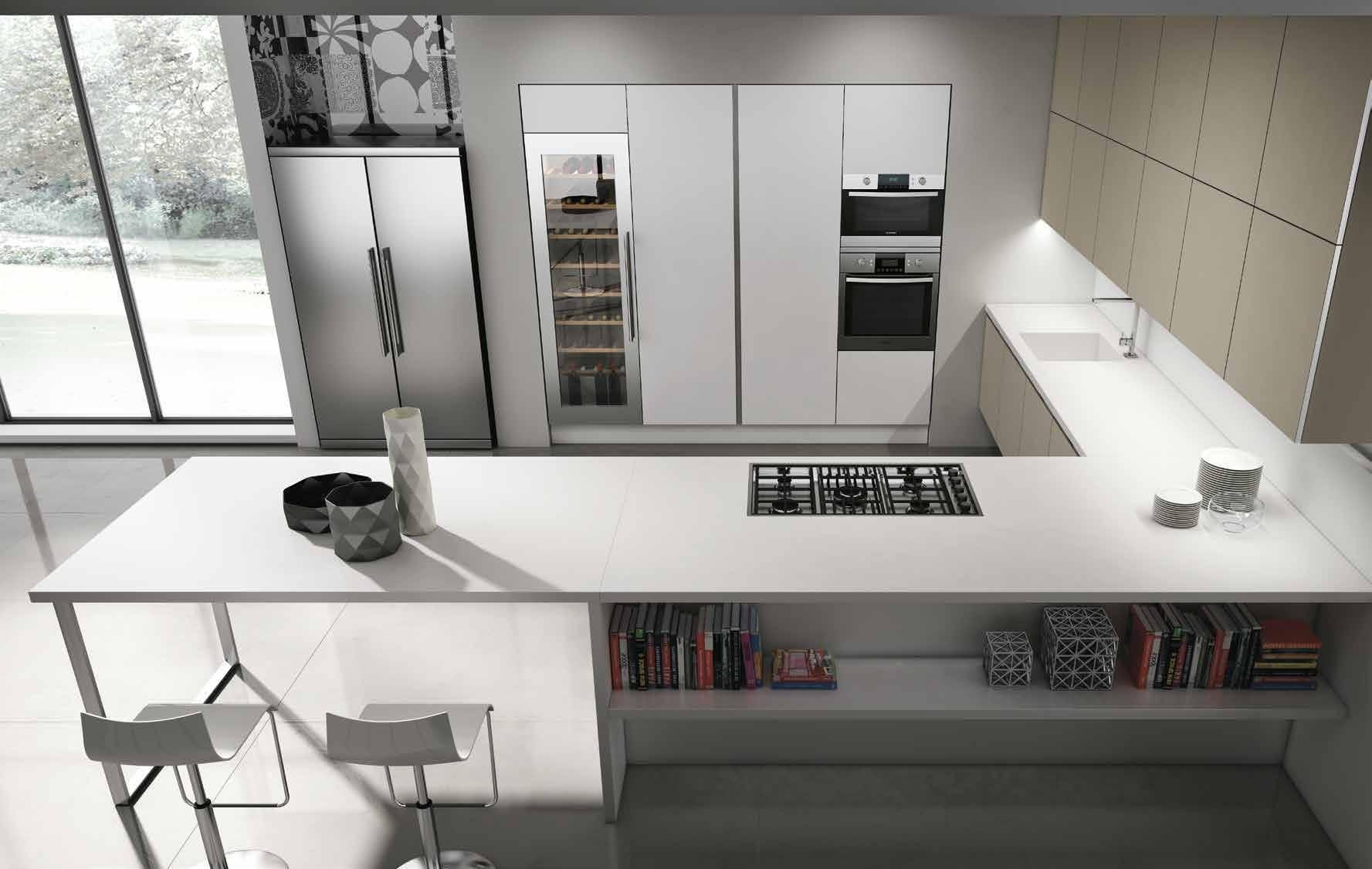 Gloss lacquered surfaces and smoked glass, Mirror collection